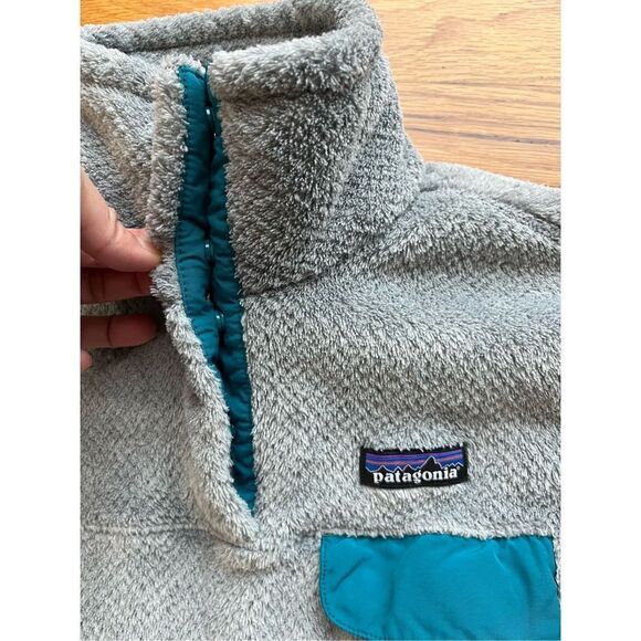Patagonia Synchilla Snap T Fleece Pullover Womens Size S and Gray - Picture 3 of 4